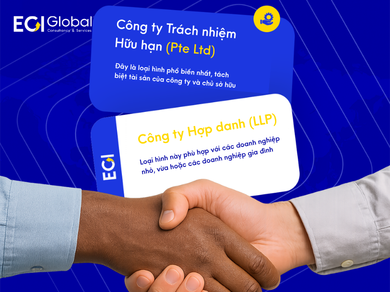 Các loại công ty phổ biến tại Singapore