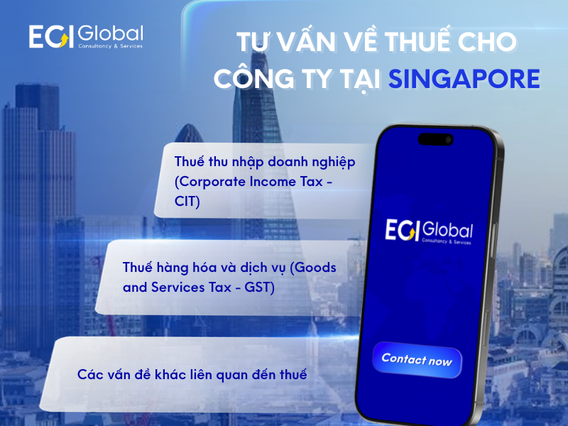Tư vấn thuế cho công ty tại SIngapore