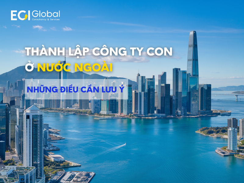 Thành lập công ty con ở nước ngoài