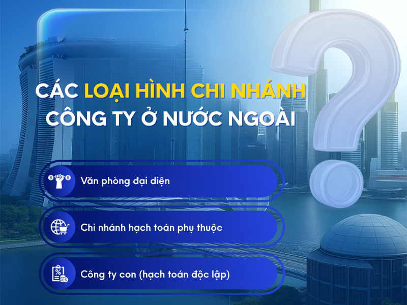 Các loại hình chi nhánh công ty ở nước ngoài