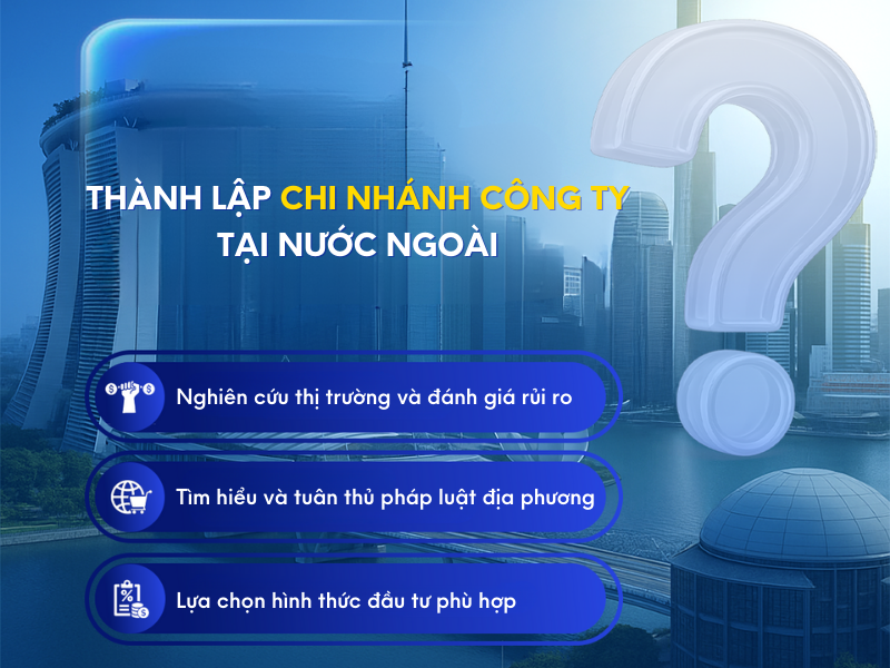 Thành lập chi nhánh công ty tại nước ngoài